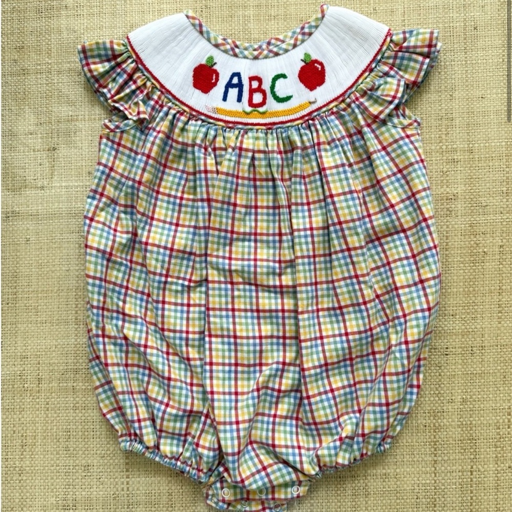 Colorful Plaid Kids Casual Dress